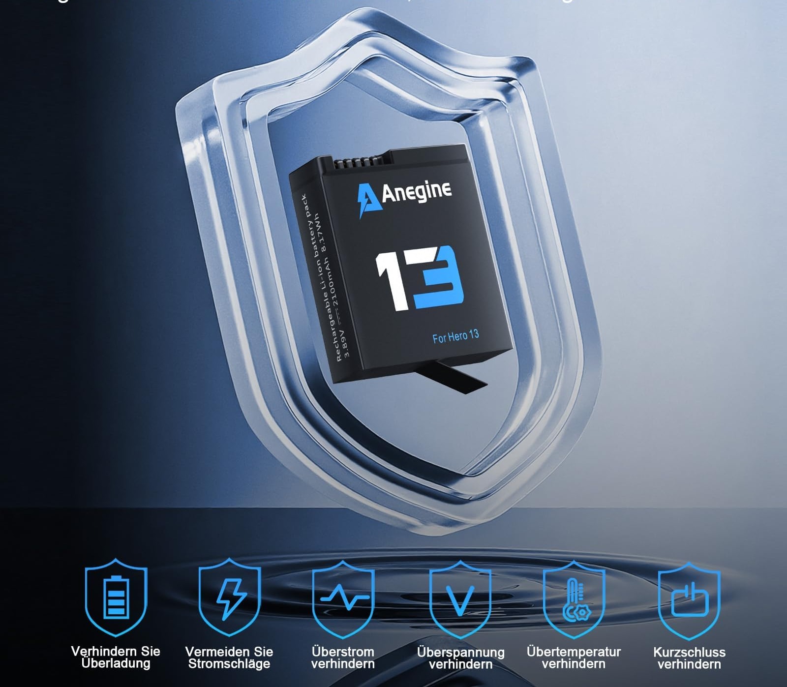 Akumulator GoPro Hero 13 2100 mAh, ładowarka 3-kanałowa zdjęcie 4