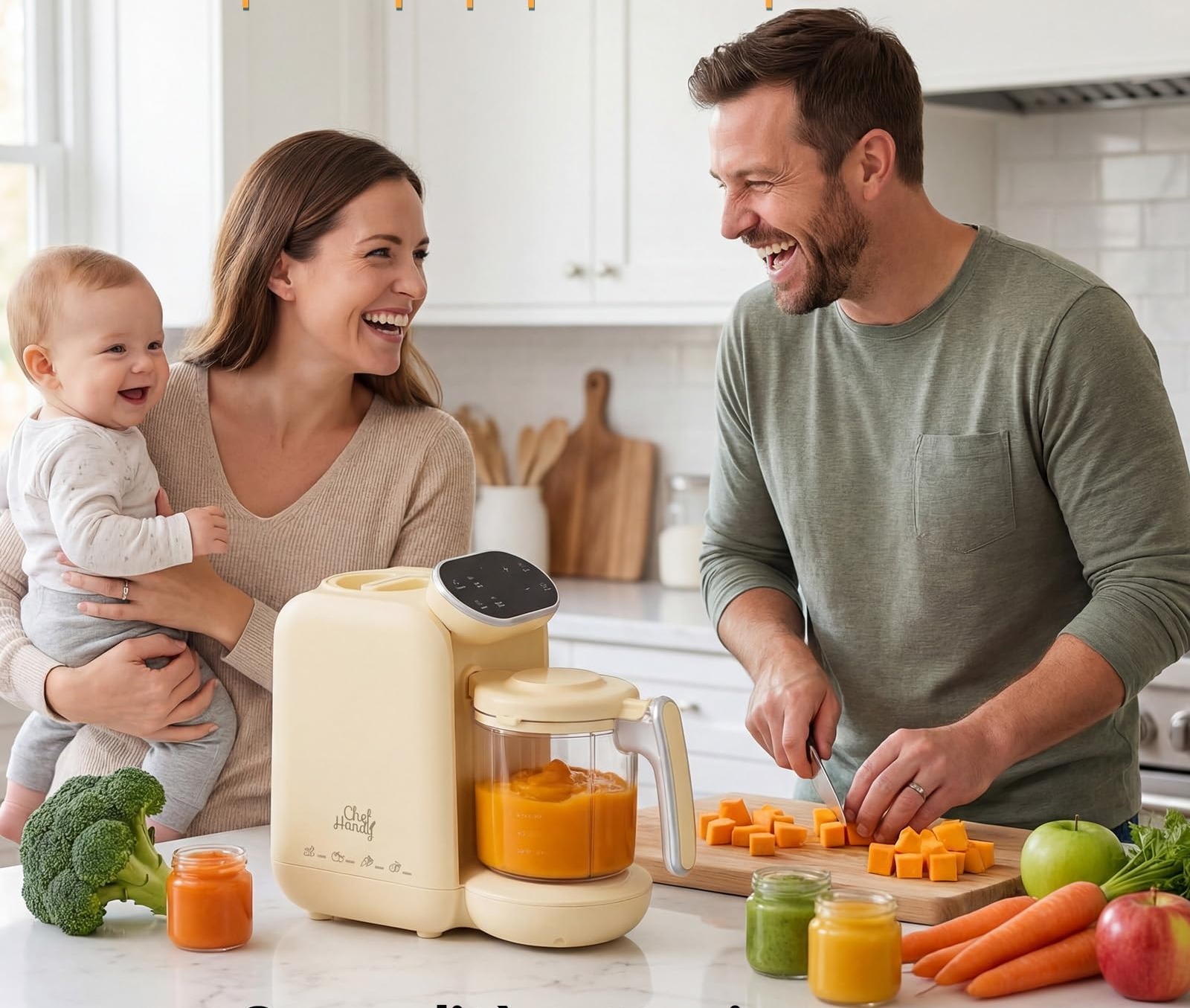 Parowar i blender dla niemowląt chefhandy, stal nierdzewna, 750 ml zdjęcie 2