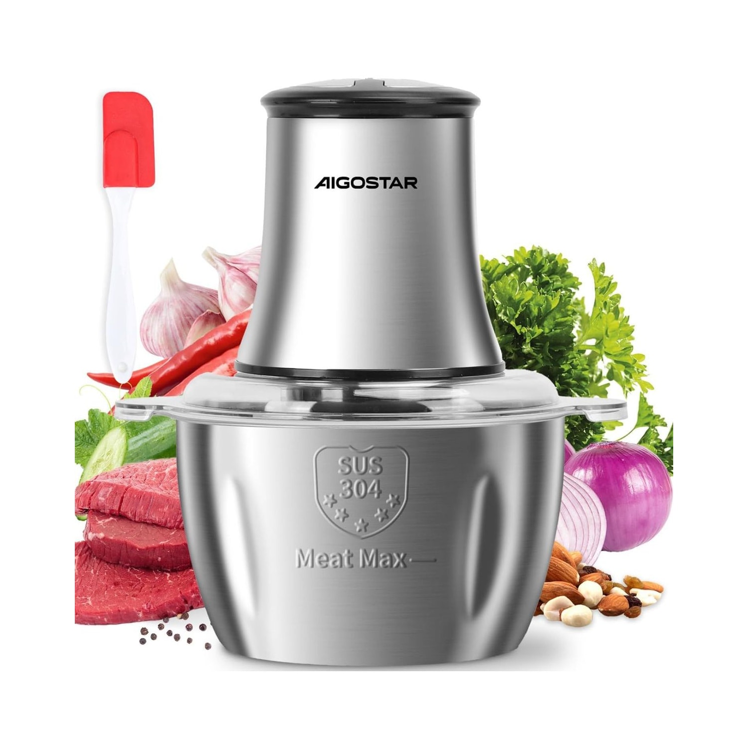 Robot Kuchenny 500W, pojemność 1,8L Aigostar Flor zdjęcie 1