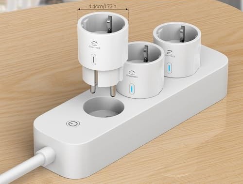 Inteligentne gniazdko Wi-Fi EIGHTREE, pomiar zużycia energii 4,4x4,4 zdjęcie 2