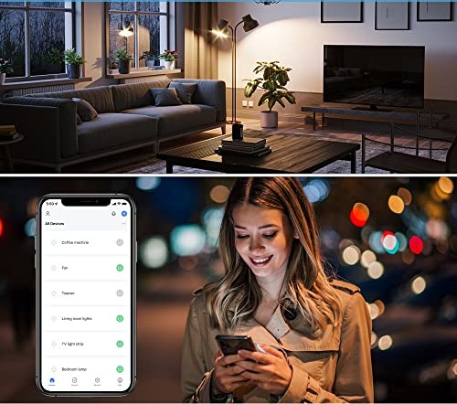 Inteligentne gniazdko Wi-Fi EIGHTREE, pomiar zużycia energii 4,4x4,4 zdjęcie 3