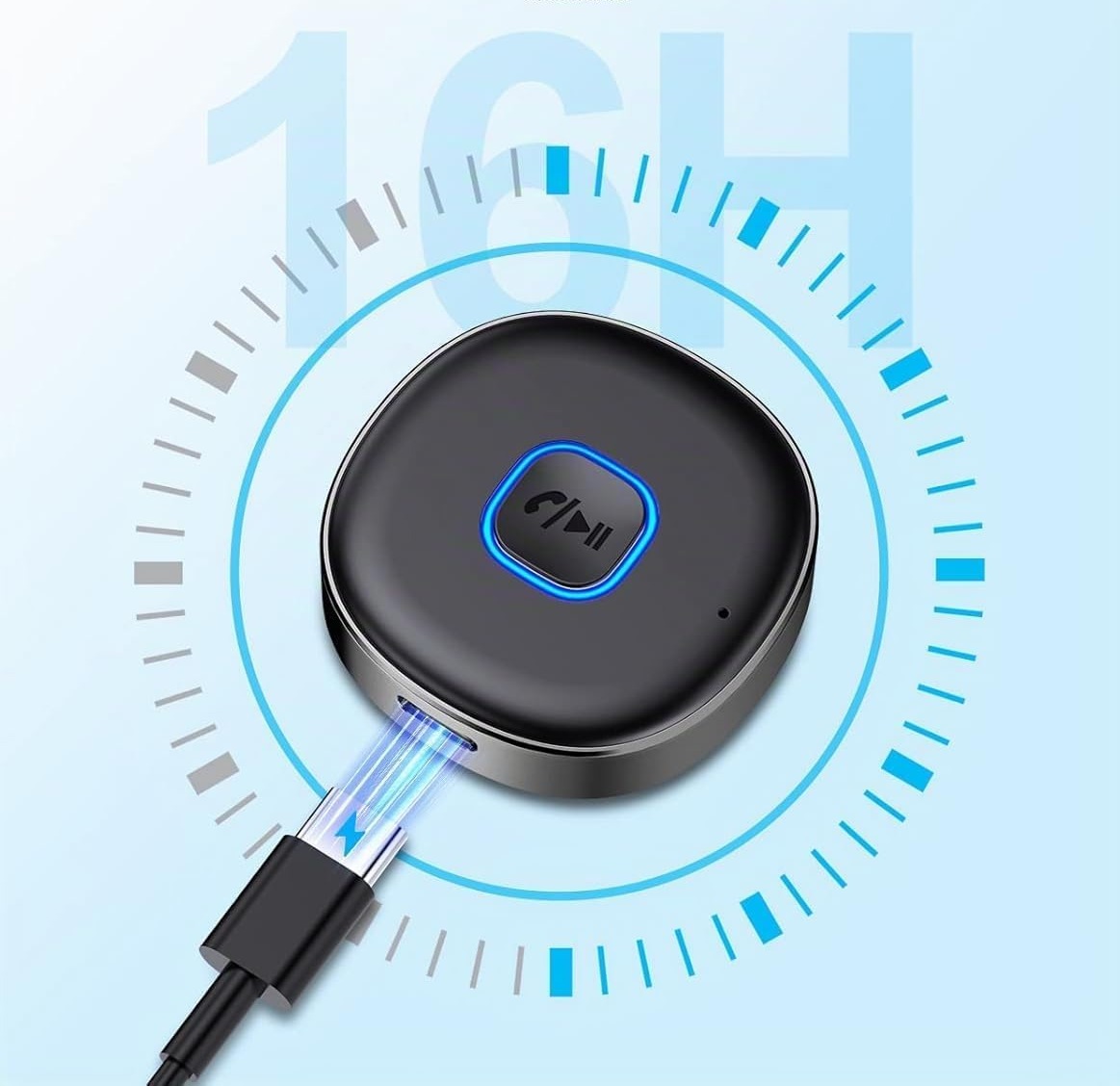 Odbiornik Bluetooth AUX Mohard, muzyka HI-FI, 16 godzin pracy zdjęcie 6