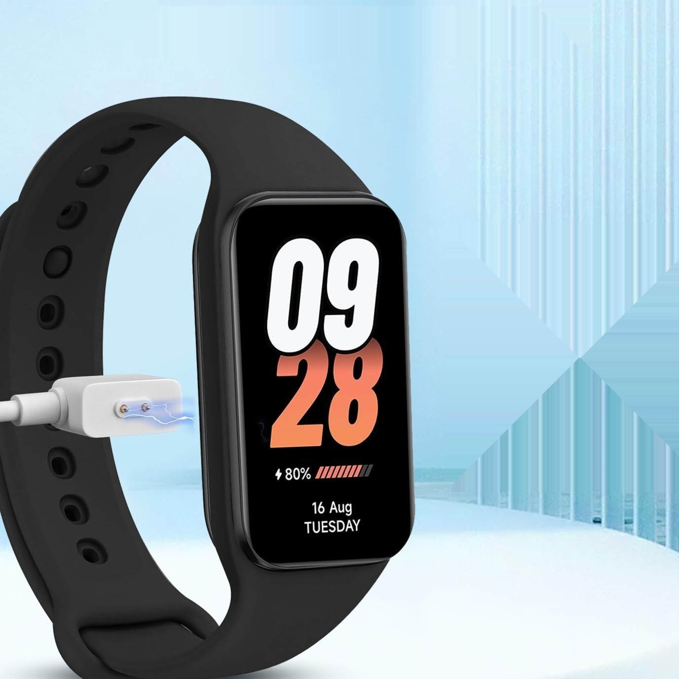 Smartband DABAOZHA, 14 dni pracy baterii, wodoszczelny 5ATM zdjęcie 5