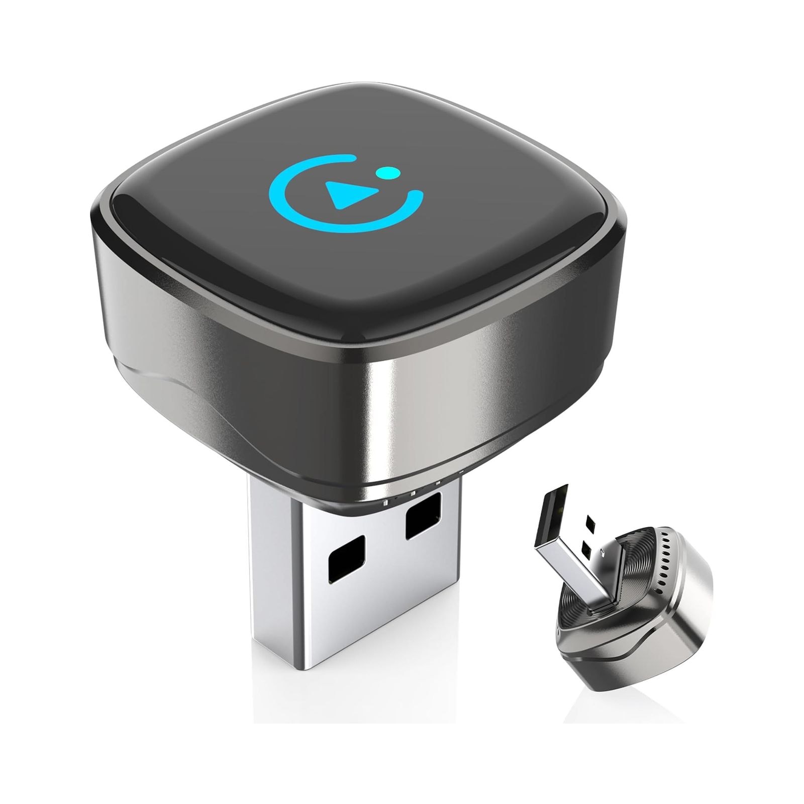 Bezprzewodowy adapter CarPlay KANANAFEEL, stabilne połączenie, biały zdjęcie 1