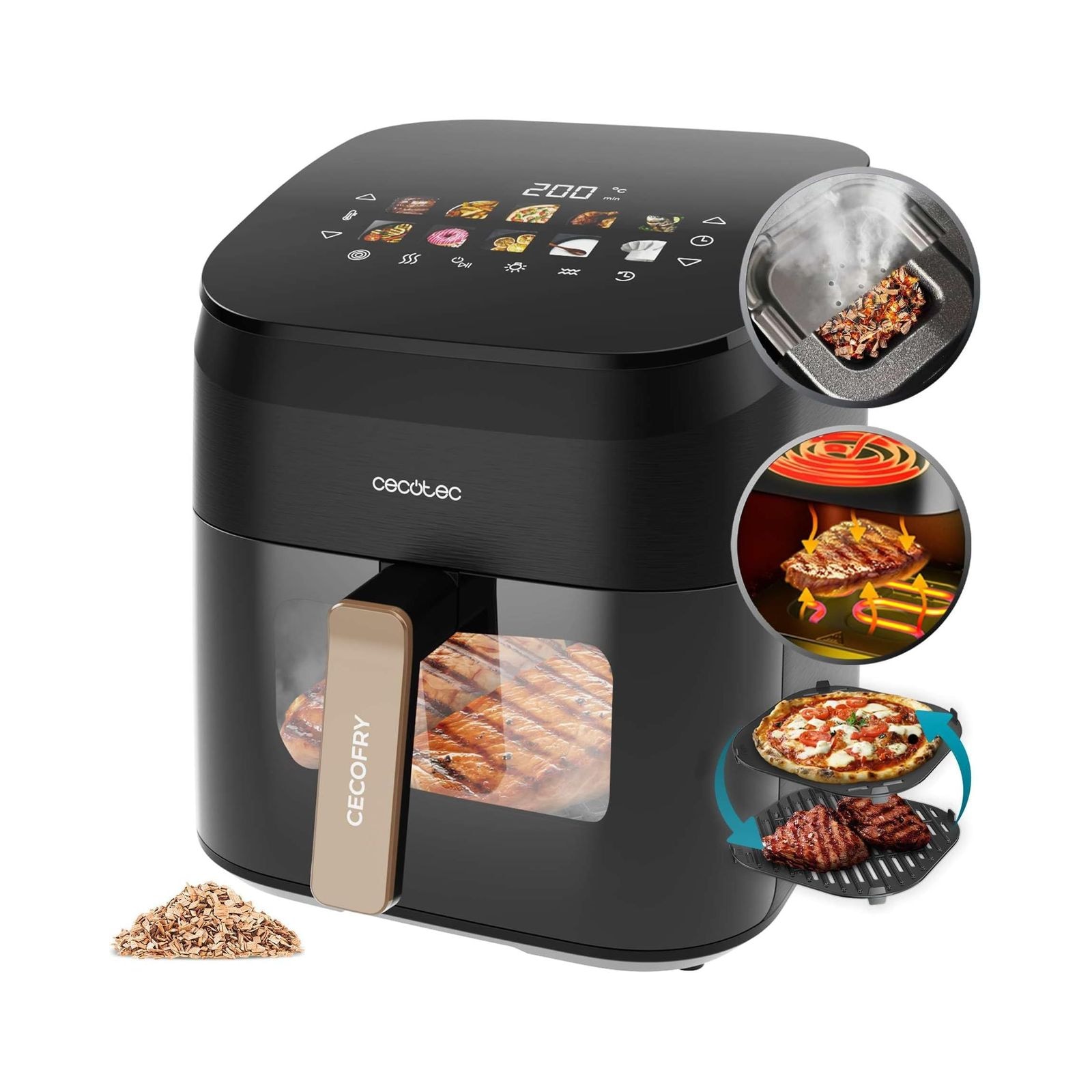 Airfryer Cecotec 6,5 L 2900 W Frytkownica beztłuszczowa Grill zdjęcie 1