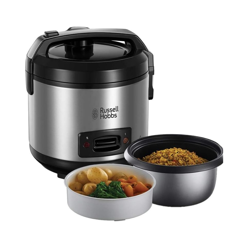 Parowar i ryżowar, pojemność 1,2l, powłoka zapobiegająca Russell Hobbs zdjęcie 1