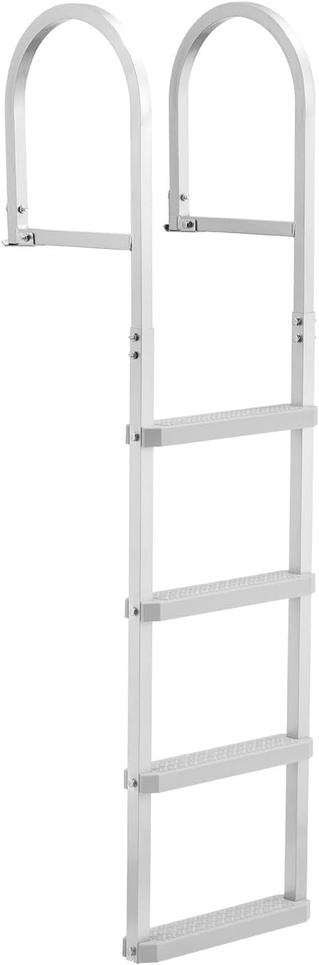 Drabinka pokładowa Vevor HXZTCX-XP-4 aluminium 4 szczeb. 1,63 m zdjęcie 1