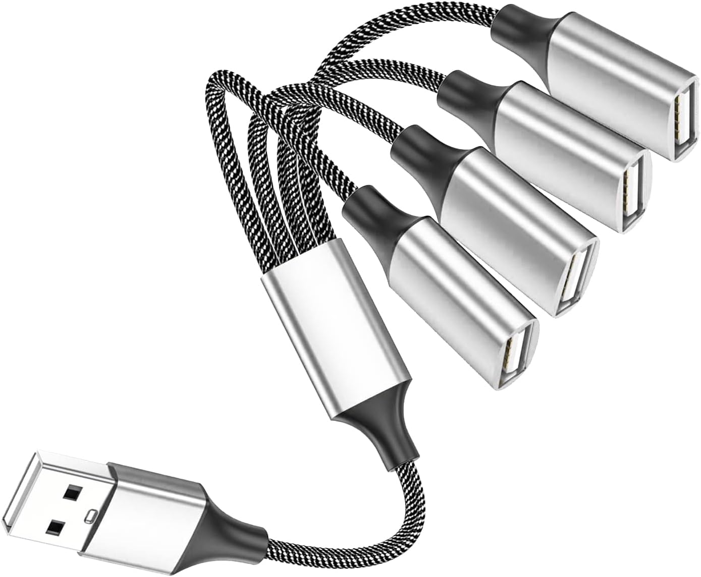 Rozdzielacz USB 1 do 4, kabel Y 1m z 1 wtyczką do 4 portów zdjęcie 7
