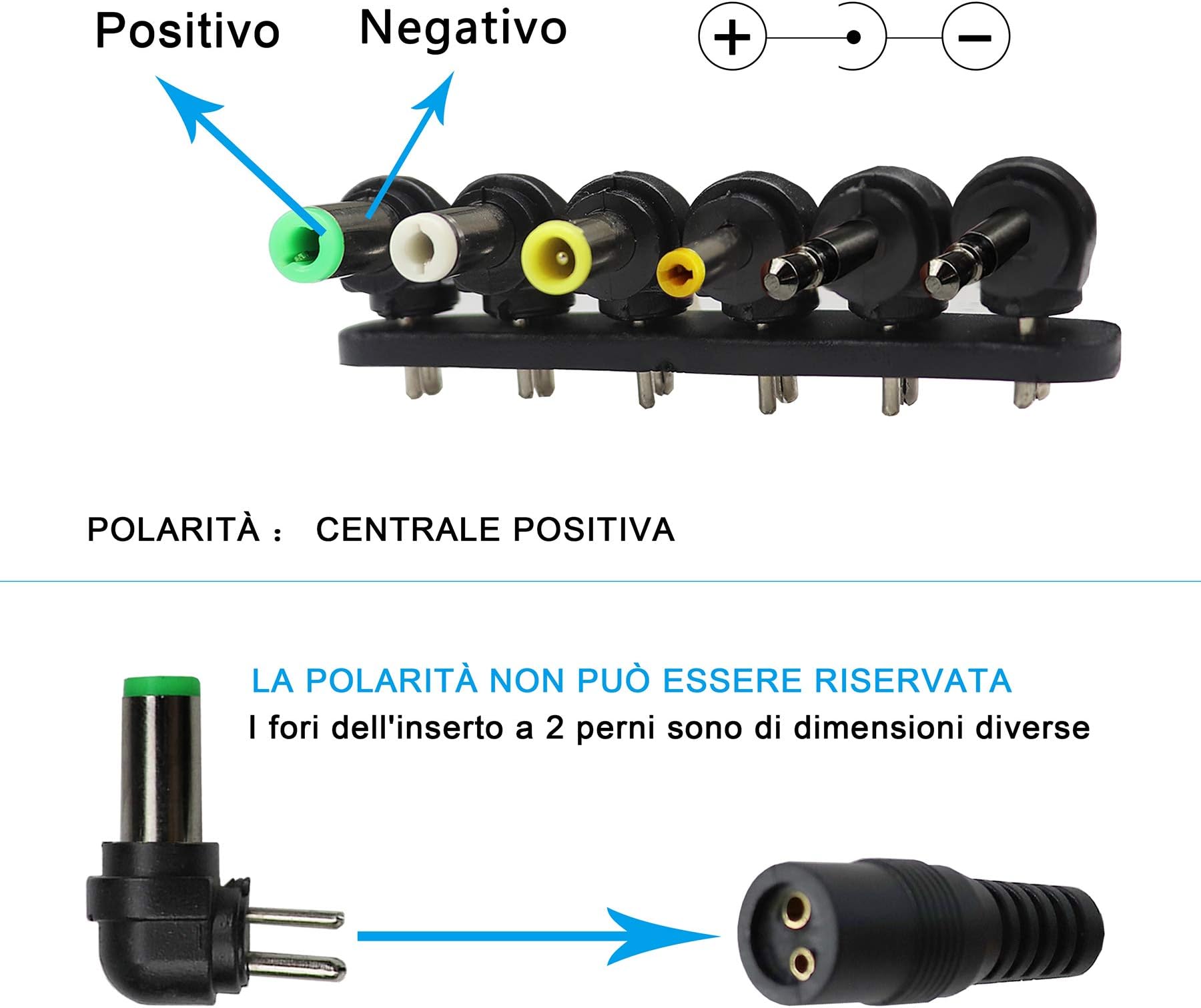 Uniwersalny zasilacz sieciowy 24 W z 6 wtyczkami DC 3 V, 12 V zdjęcie 4