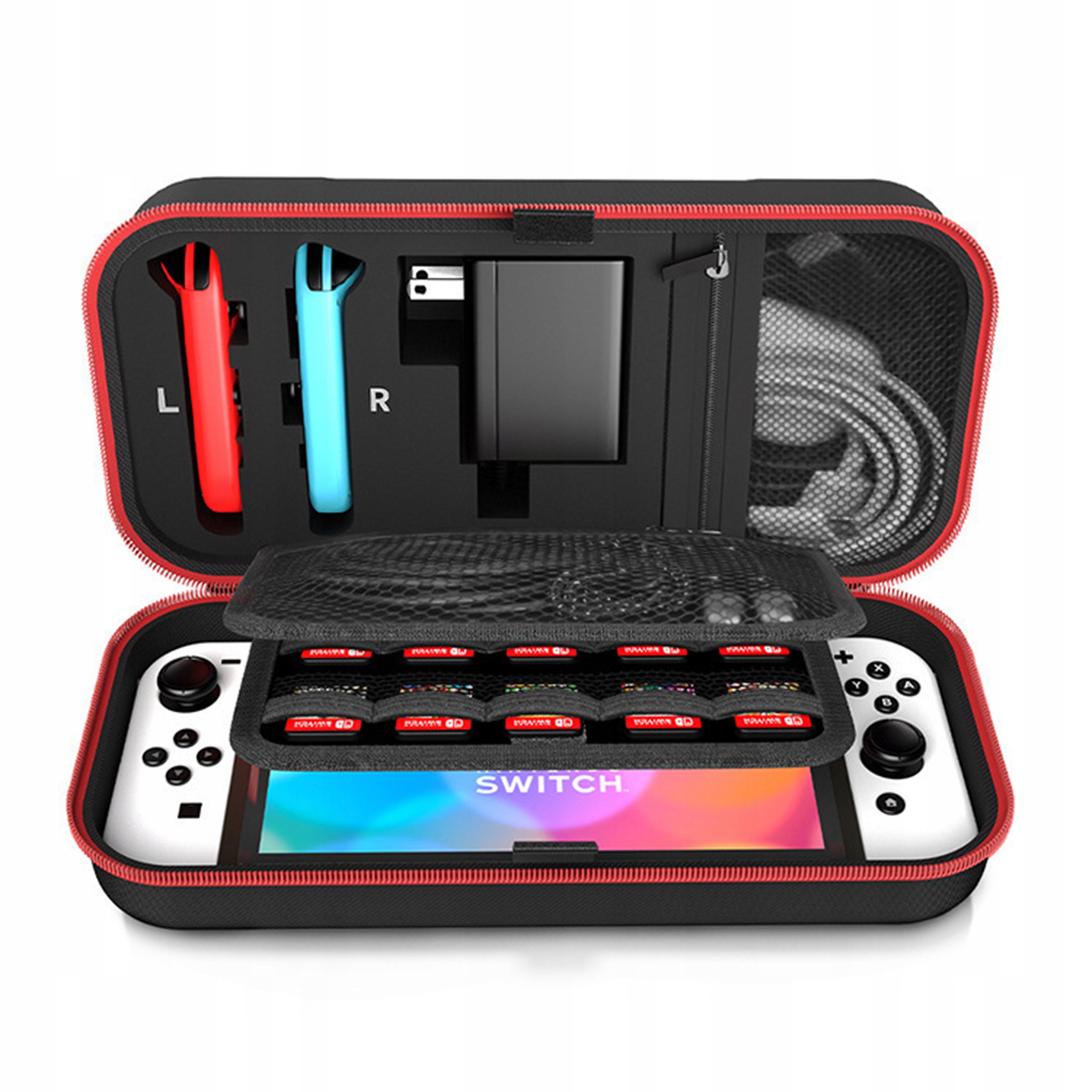 Etui podróżne do Nintendo Switch 1 / OLED, duża walizka torba zdjęcie 7
