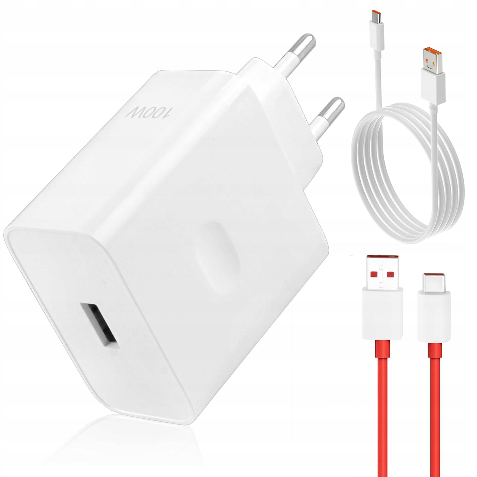 Ładowarka 100W SuperVOOC OPPO z 2 kablami 1,5m zdjęcie 1