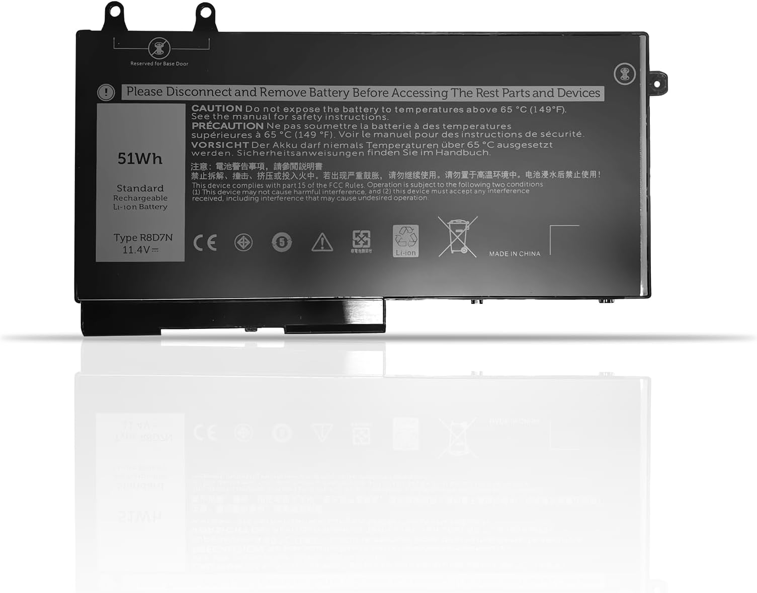 R8D7N 0R8D7N 1V1XF 4GVMP W8GMW zamiennik akumulatora do laptopa Dell zdjęcie 1
