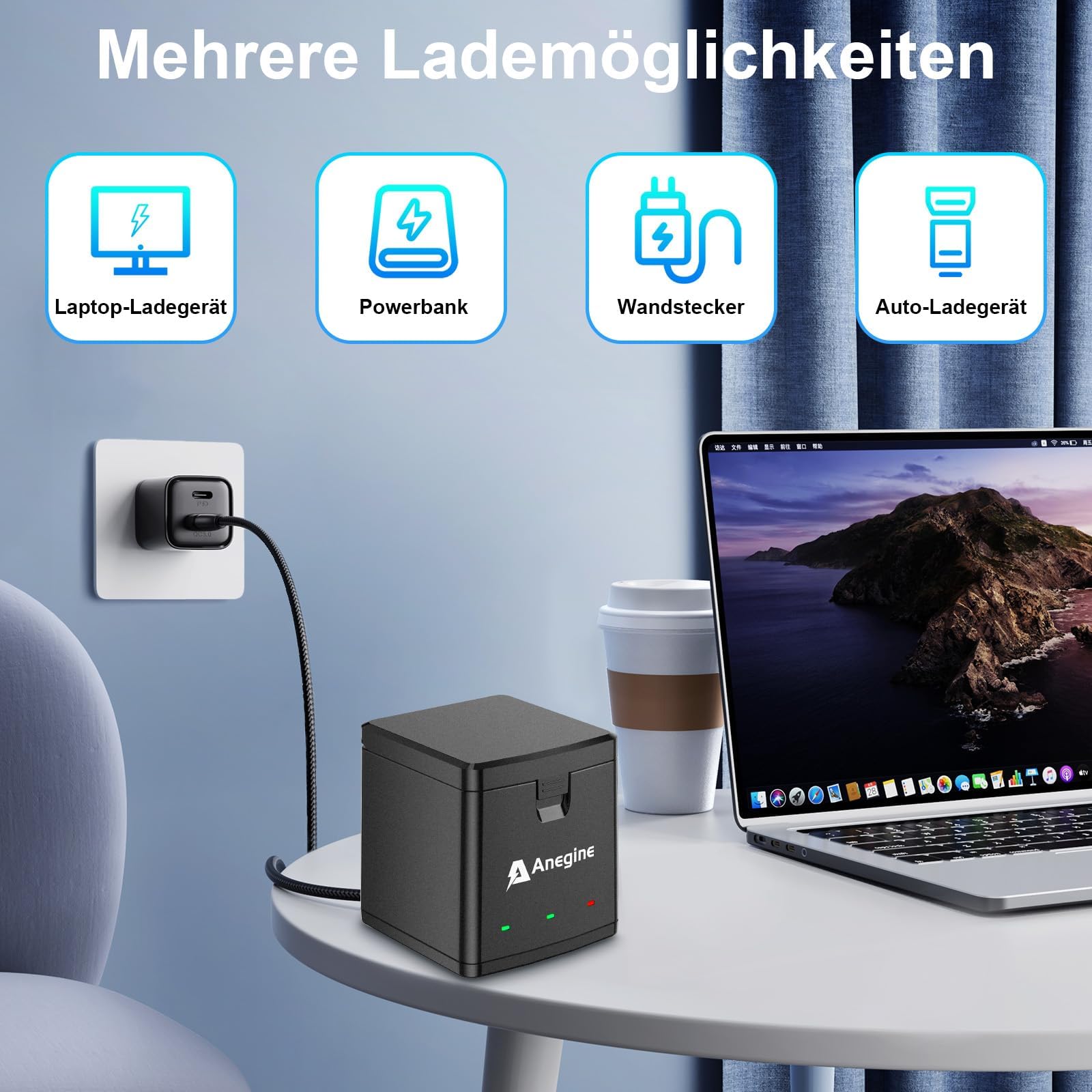 Hero 13 akumulator 2100 mAh i LED 3-kanałowa ładowarka USB do Hero 13 zdjęcie 6