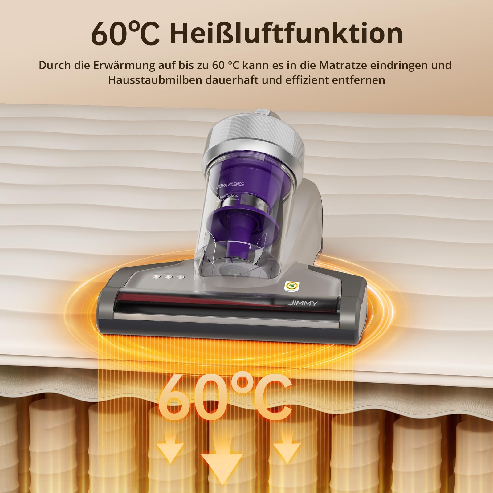 Ręczny odkurzacz kroplowy, moc 700 W, sterylizacja UV, filtr HEPA zdjęcie 4