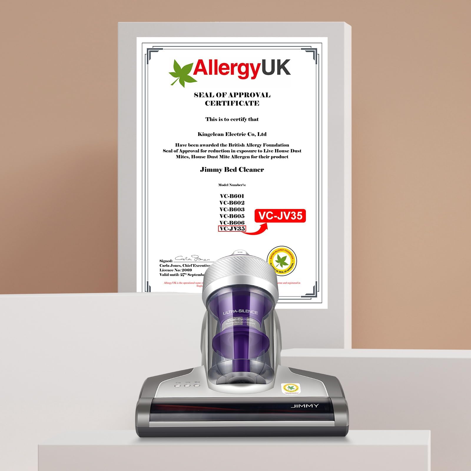 Ręczny odkurzacz kroplowy, moc 700 W, sterylizacja UV, filtr HEPA zdjęcie 7