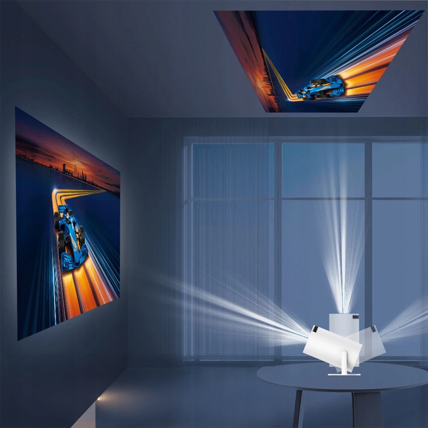 Projektor Magcubic, WiFi 6, rozdzielczość 1280x720, 200 cali zdjęcie 6