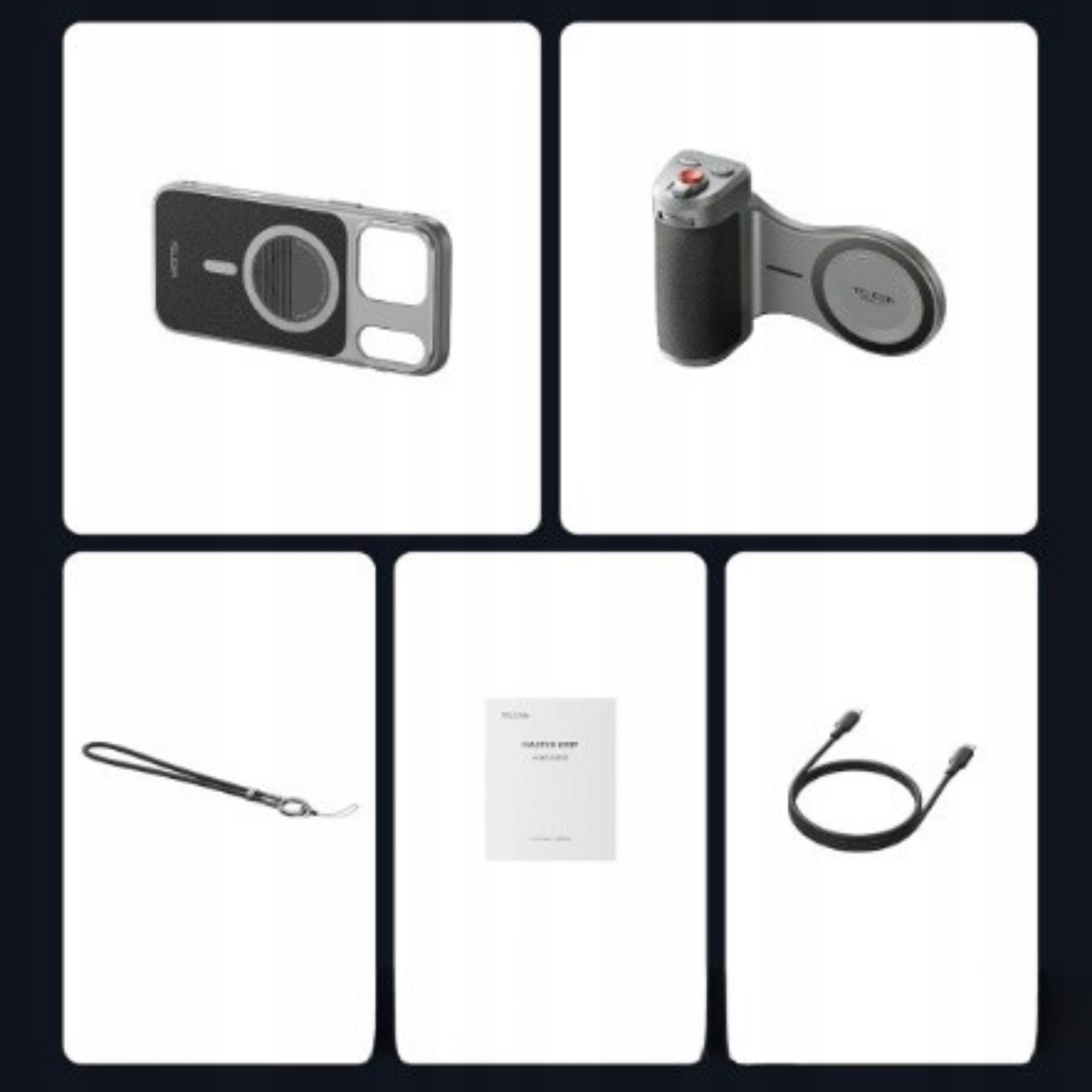 Uchwyt MagSafe TELESIN Master Grip do iPhone Powerbank 3200mAh Filtry zdjęcie 3