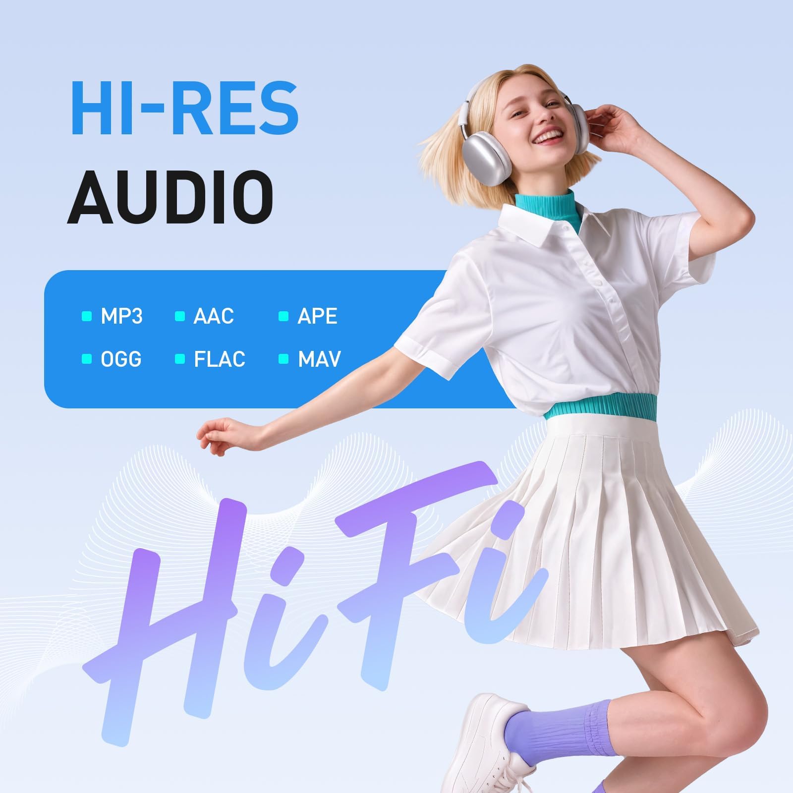 Odtwarzacz MP3 96 GB z Bluetooth i WiFi, T08X 10.2 cm Android 14 MP4 zdjęcie 6