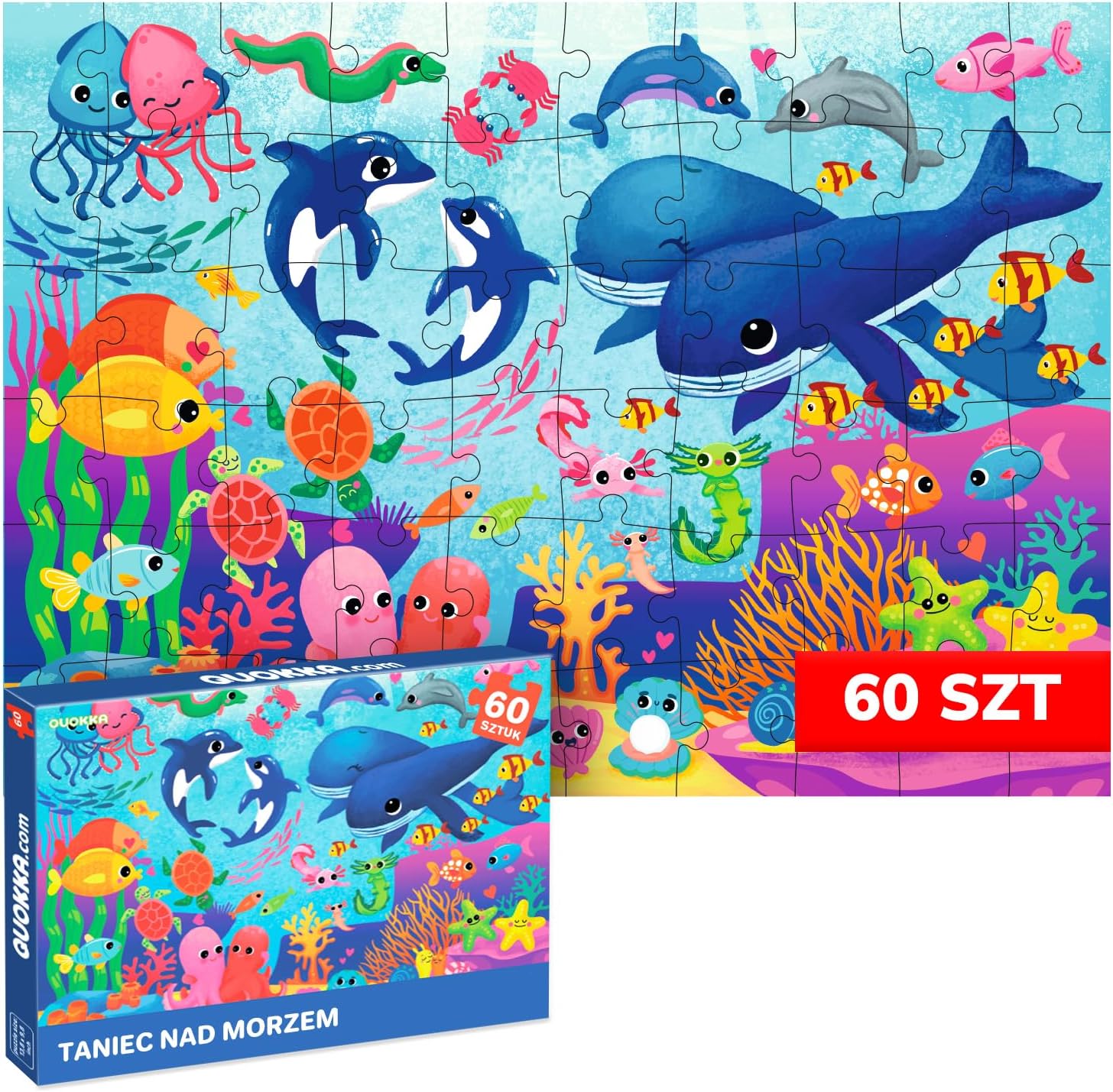 Solo 60-częściowy zestaw puzzli do tańca morskiego zdjęcie 1
