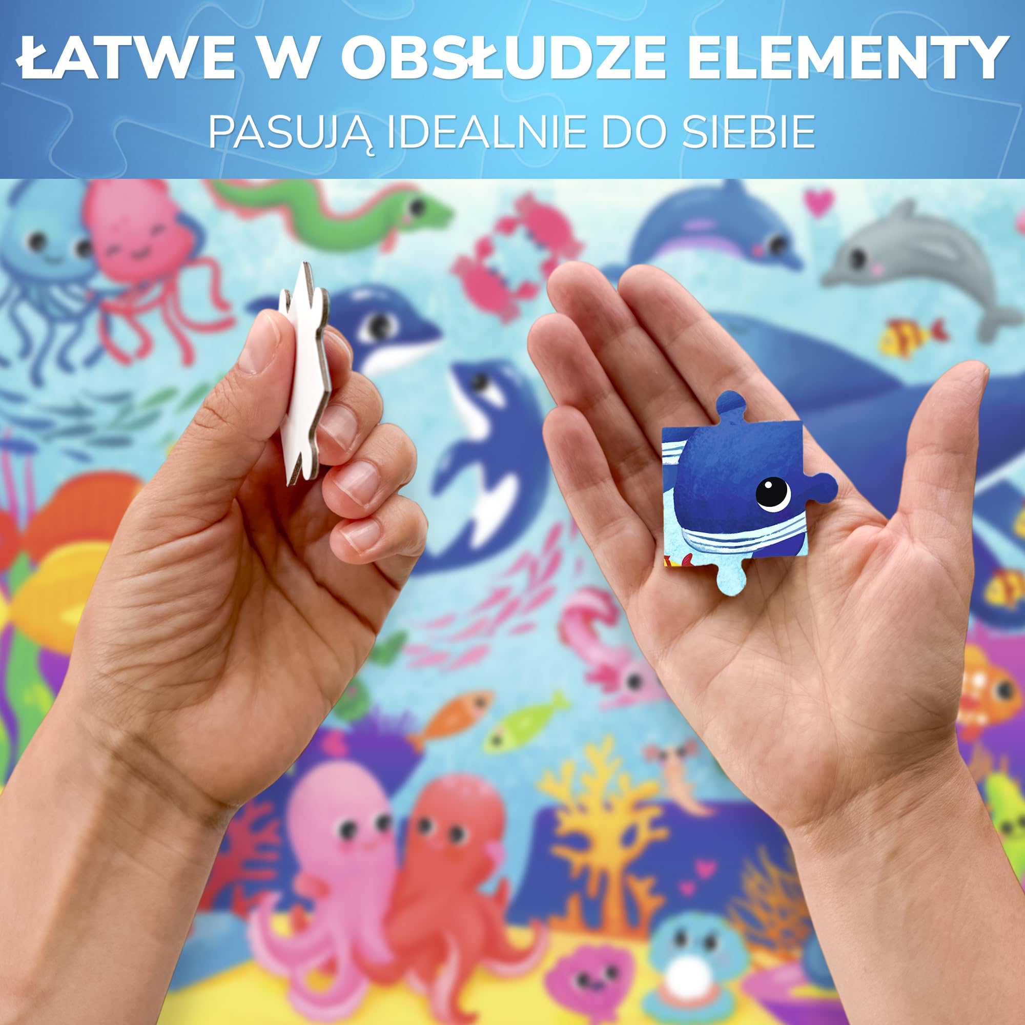 Solo 60-częściowy zestaw puzzli do tańca morskiego zdjęcie 3