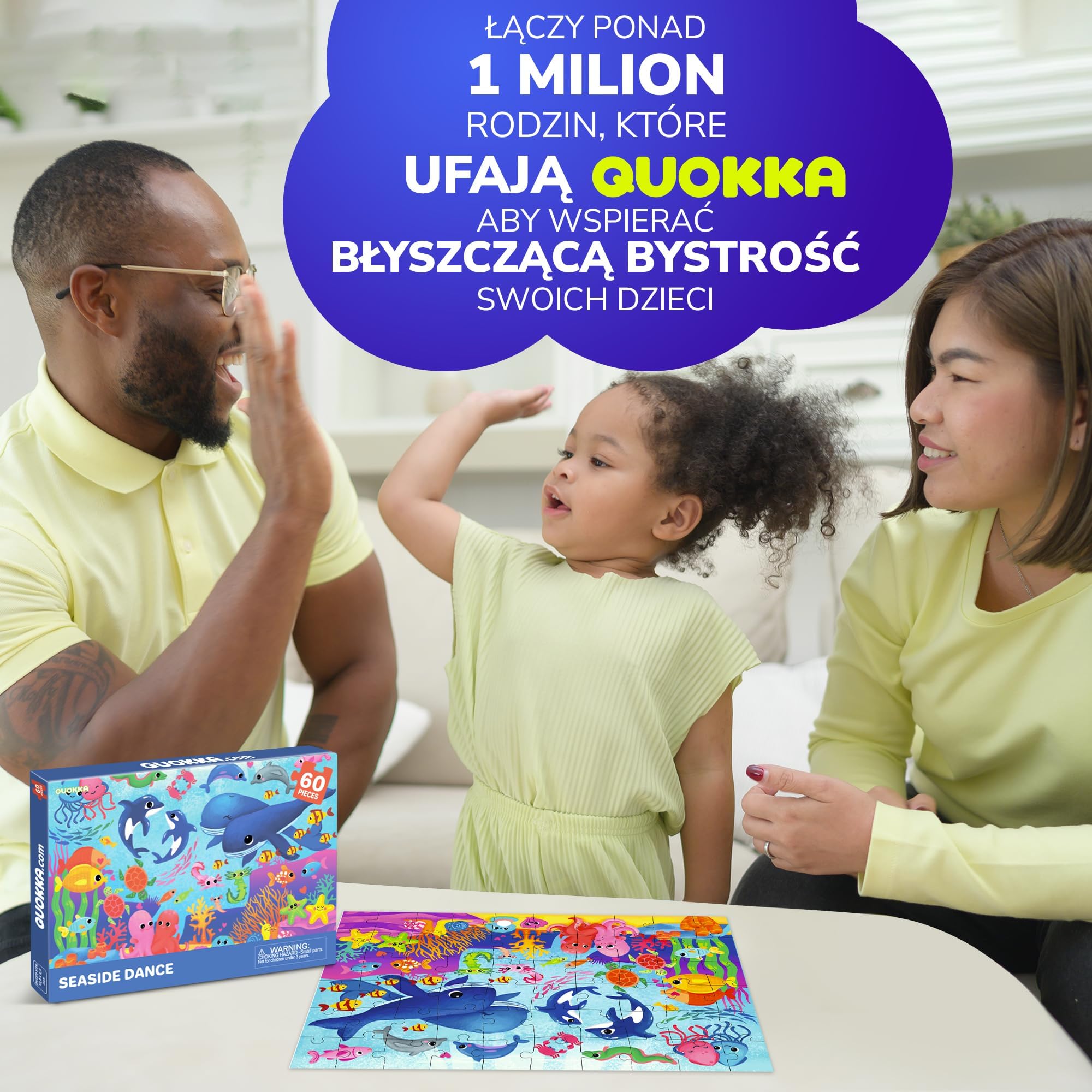 Solo 60-częściowy zestaw puzzli do tańca morskiego zdjęcie 4