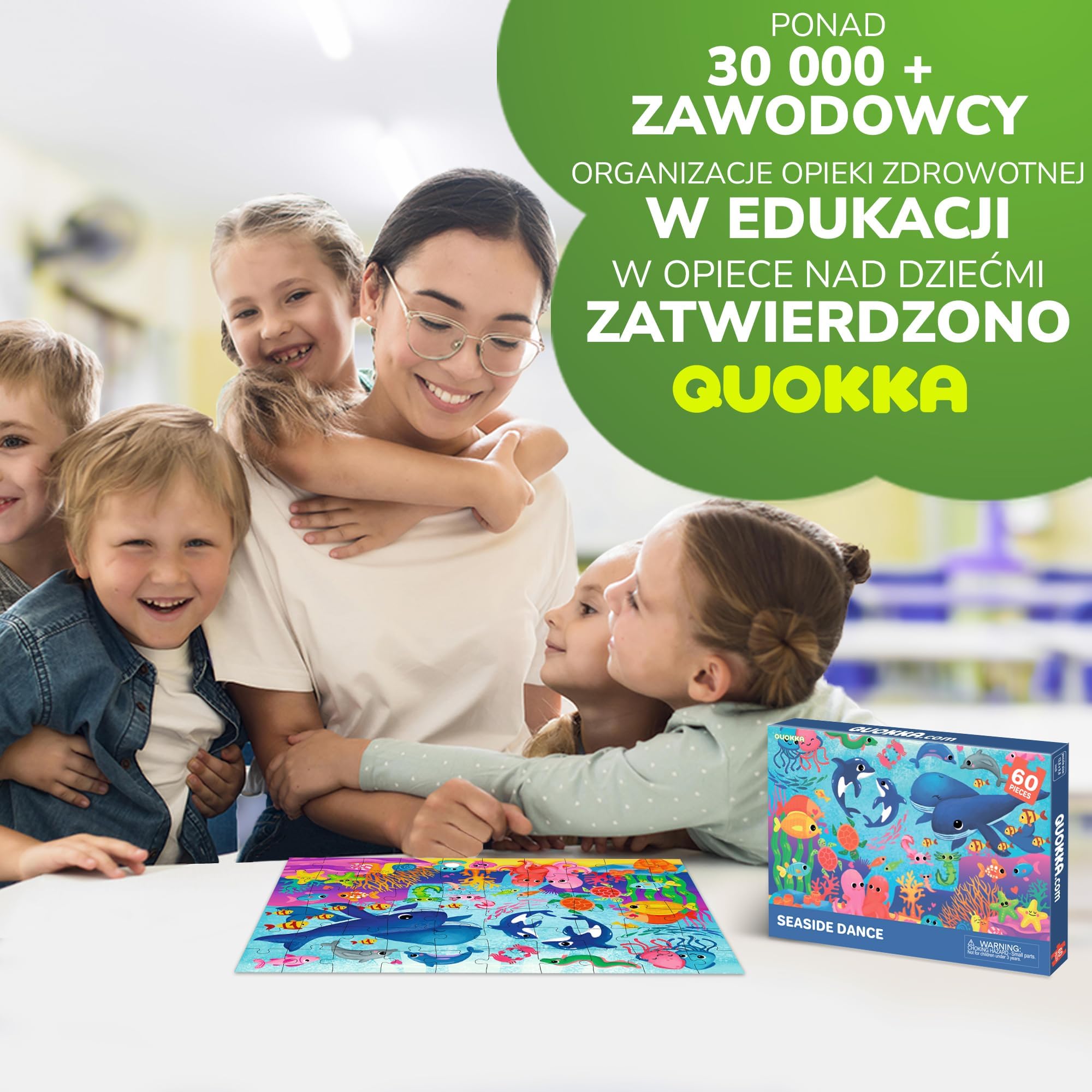 Solo 60-częściowy zestaw puzzli do tańca morskiego zdjęcie 7