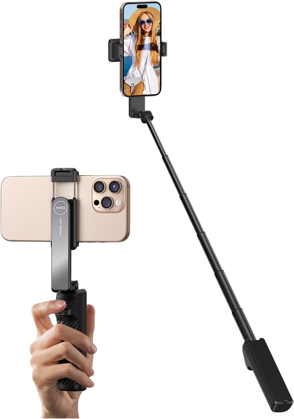 Mini Statyw do Selfie Biały zdjęcie 7