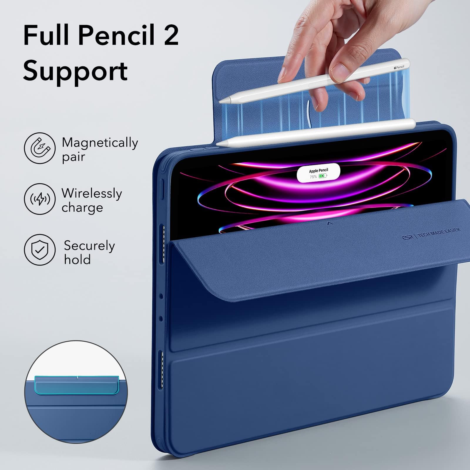 Hybrydowe etui kompatybilne z iPadem Pro 32.9 cm (2022/2021), iPad Pro zdjęcie 6