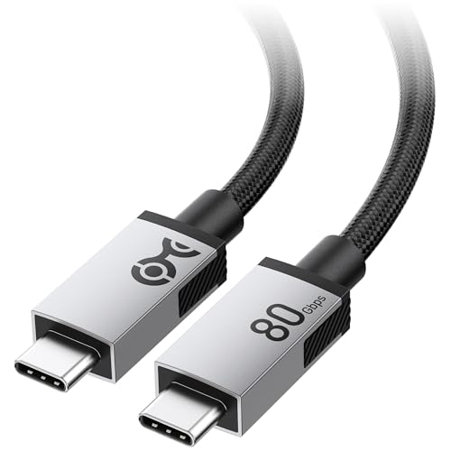 Wytrzymały Pleciony Kabel USB4 80 Gbps, 2 m | Wideo 8K@120Hz zdjęcie 1