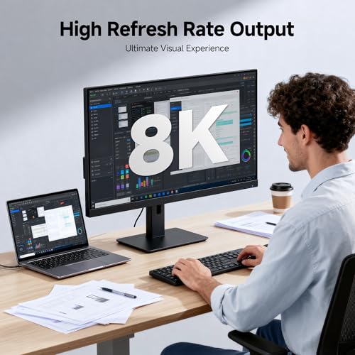 Wytrzymały Pleciony Kabel USB4 80 Gbps, 2 m | Wideo 8K@120Hz zdjęcie 4