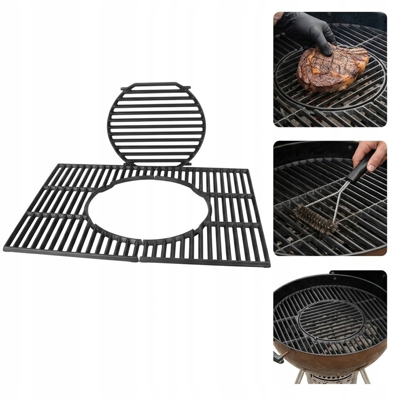 Ruszt do grillowania okrągły, zdejmowany WELL GRILL 10,2x5,1 cm zdjęcie 1