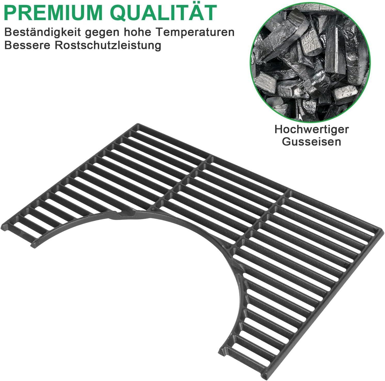 Żeliwny ruszt do grillowania 44,5 cm, z wyjmowaną okrągłą wkładką zdjęcie 4