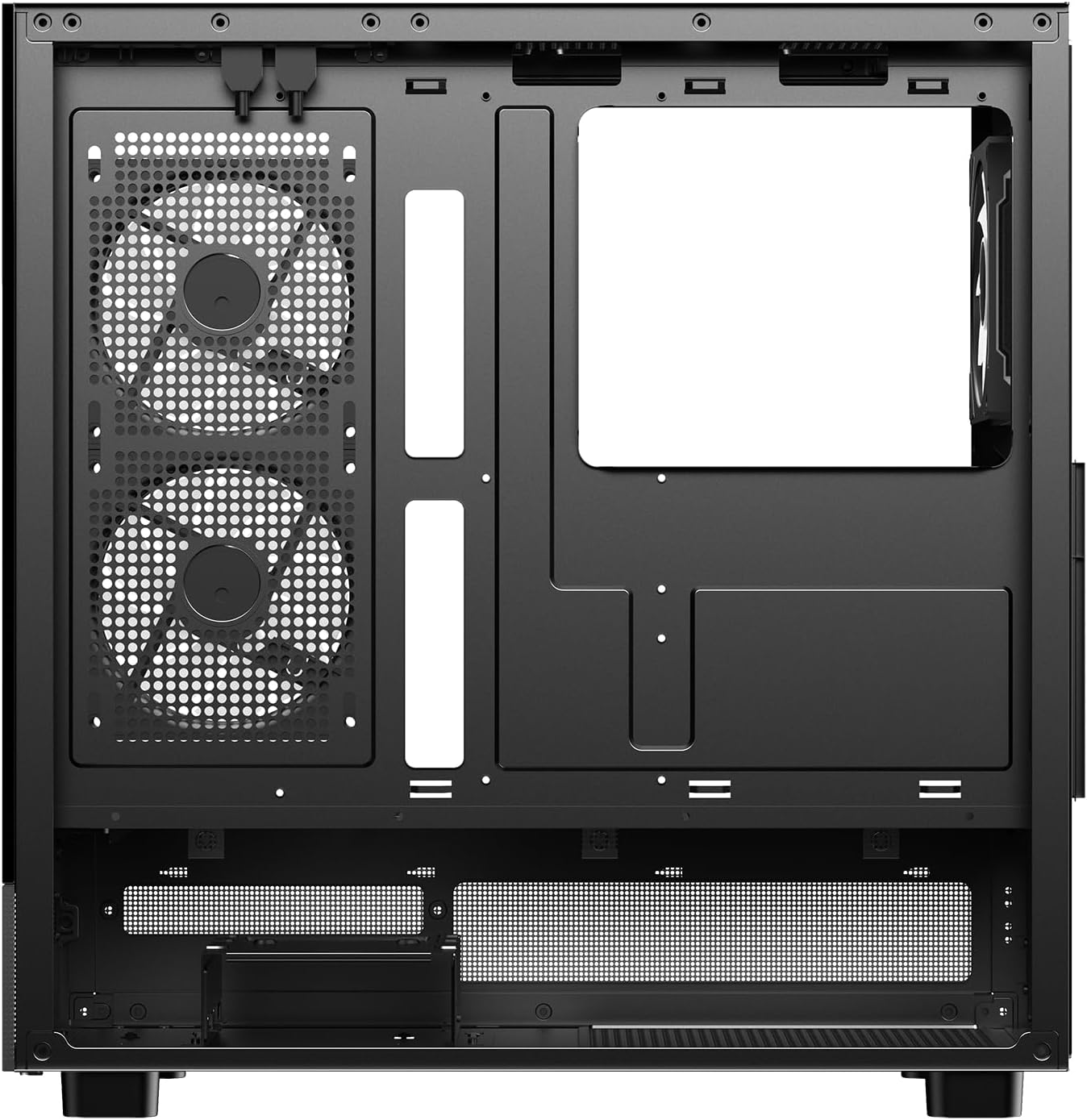 Case SHOWBUI 42B, obudowa gamingowa ATX, 3 wentylatory 12 cm ARGB zdjęcie 5