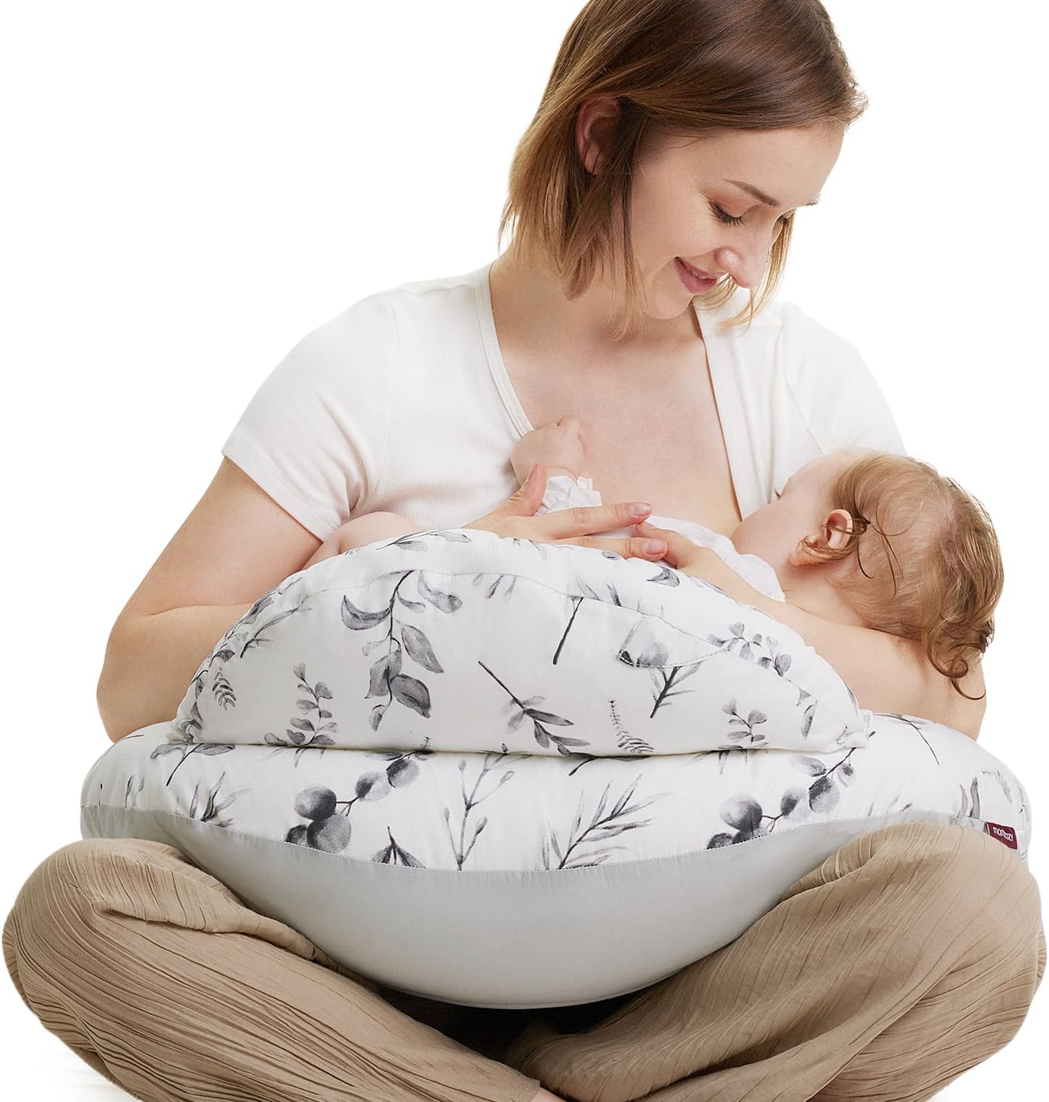 Poduszka do karmienia z bezpiecznym obramowaniem, ergonomiczna zdjęcie 1